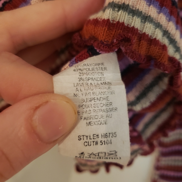 Stripe crop top - Picture 4 of 5